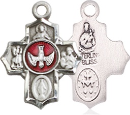 [3190ESS] Sterling Silver 5-Way Medal