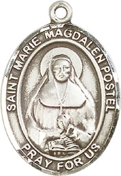 [7294SS] Sterling Silver Marie Magdalen Postel Medal