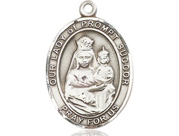 [7299SS] Sterling Silver Our Lady of Prompt Succor Medal