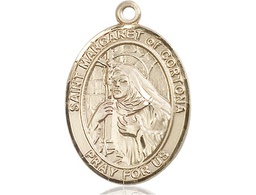 [7301GF] 14kt Gold Filled Saint Margaret of Cortona Medal