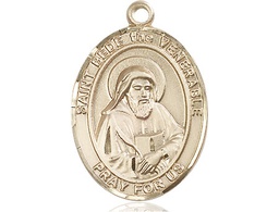 [7302GF] 14kt Gold Filled Saint Bede the Venerable Medal