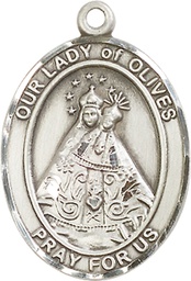 [7303SS] Sterling Silver Our Lady of Olives Medal