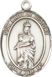 [7306SS] Sterling Silver Our Lady of Victory Medal