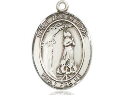 [7314SS] Sterling Silver Saint Zoe of Rome Medal