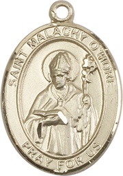 [7316GF] 14kt Gold Filled Saint Malachy O'More Medal