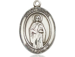 [7319SS] Sterling Silver Saint Odilia Medal