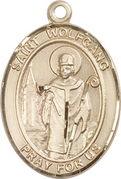 [7323GF] 14kt Gold Filled Saint Wolfgang Medal