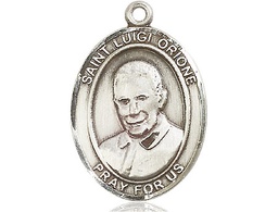 [7326SS] Sterling Silver Saint Luigi Orione Medal