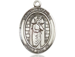 [7331SS] Sterling Silver Saint Matthias the Apostle Medal