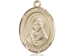[7338GF] 14kt Gold Filled Saint Rafka Medal