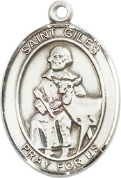 [7349SS] Sterling Silver Saint Giles Medal