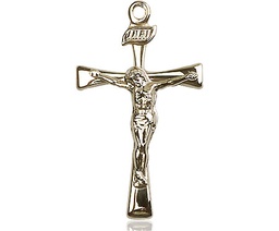 [2138KT] 14kt Gold Maltese Crucifix Medal