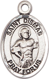 [9418SS] Sterling Silver Saint Dismas Medal