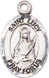 [9422SS] Sterling Silver Saint Lucy Medal