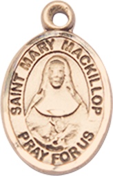 [9425GF] 14kt Gold Filled Saint Mary Mackillop Medal