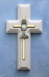 [77396] White Chalice Cross