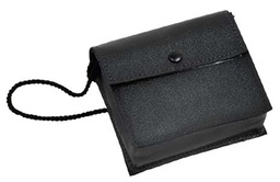 [K-3085] Hospital Burse.  Genuine leather, fully lined, includes neck cord.  Fits 3-1/2&quot; x 1-1/2&quot; pyx.