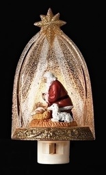 [RO-164099] Kneeling Santa 24&quot; Nightlight - Christmas
