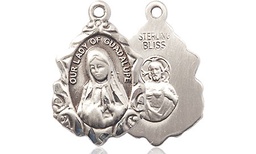 [0822FSS] Sterling Silver Our Lady of Guadalupe Medal