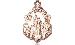 [0822JAGF] 14kt Gold Filled Saint Joan of Arc Medal