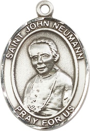[7204SS] Sterling Silver Saint John Neumann Medal