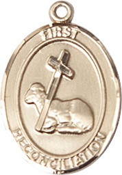 [0868GF] 14kt Gold Filled First Reconciliation Medal