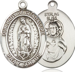 [7206SS] Sterling Silver Our Lady of Guadalupe Medal