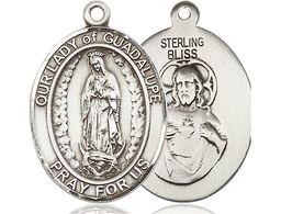 [7206SS] Sterling Silver Our Lady of Guadalupe Medal