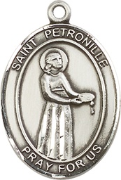 [7209SS] Sterling Silver Saint Petronille Medal