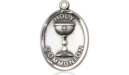 [0876SS] Sterling Silver Holy Communion Medal