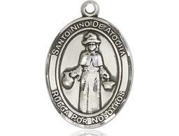 [7214SPSS] Sterling Silver Nino de Atocha Medal