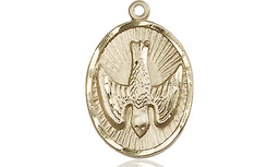 [0882GF] 14kt Gold Filled Holy Spirit Medal