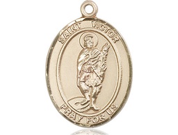 [7223GF] 14kt Gold Filled Saint Victor of Marseilles Medal