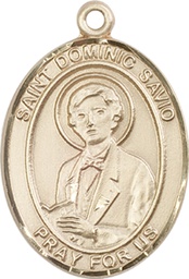 [7227GF] 14kt Gold Filled Saint Dominic Savio Medal