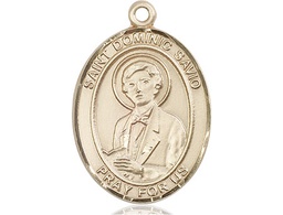[7227GF] 14kt Gold Filled Saint Dominic Savio Medal