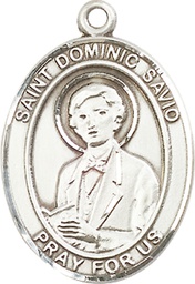 [7227SS] Sterling Silver Saint Dominic Savio Medal