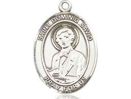 [7227SS] Sterling Silver Saint Dominic Savio Medal