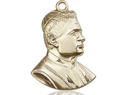 [0897GF] 14kt Gold Filled Saint Pius X Medal