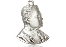 [0897SS] Sterling Silver Saint Pius X Medal