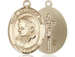 [7235GF] 14kt Gold Filled Pope Benedict XVI Medal