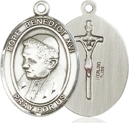 [7235SS] Sterling Silver Pope Benedict XVI Medal