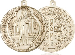 [1057GF] 14kt Gold Filled Saint Benedict Medal
