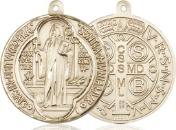 [1057GF] 14kt Gold Filled Saint Benedict Medal