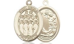 [8180KT] 14kt Gold Saint Cecilia Choir Medal
