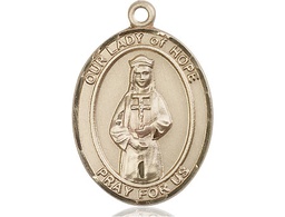 [7230KT] 14kt Gold Our Lady of Hope Medal