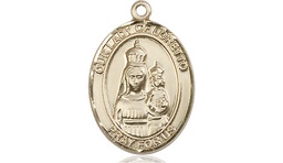 [8082KT] 14kt Gold Our Lady of Loretto Medal