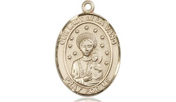 [8115KT] 14kt Gold Our Lady of la Vang Medal