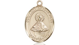 [8263KT] 14kt Gold Our Lady of San Juan Medal
