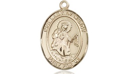 [8289KT] 14kt Gold Our Lady of Mercy Medal
