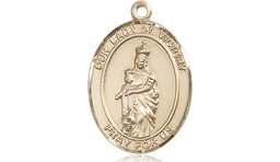 [8306KT] 14kt Gold Our Lady of Victory Medal